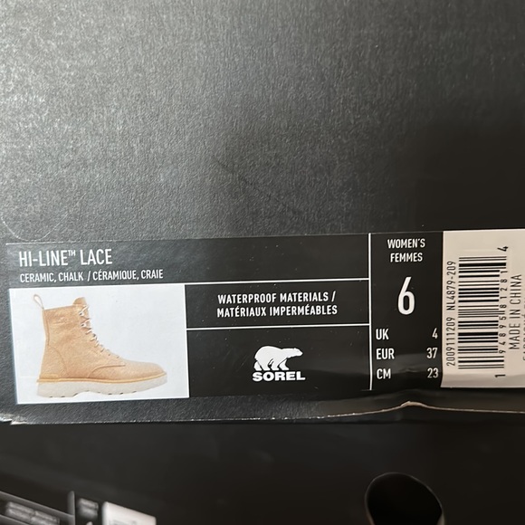 Sorel Women's Hi-Line Lace-Up Mid-Shaft Lug-Sole Booties size 6 - Picture 8 of 11